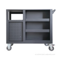 44-дюймовый инструментальный шкаф с рабочей поверхностью из нержавеющей стали